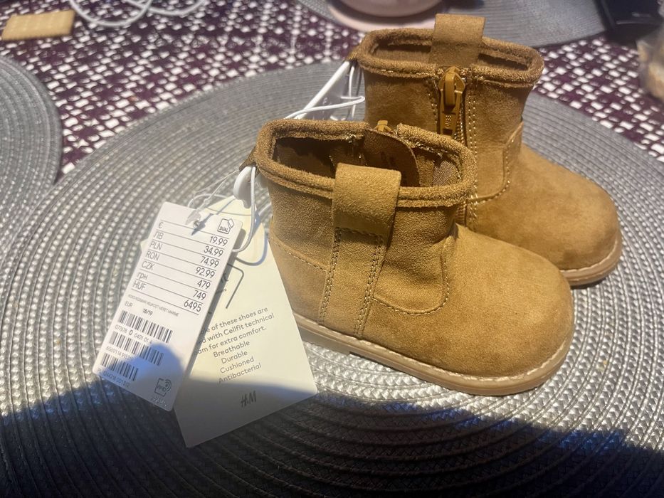 Butki  trzewiki wiosenne 18/19 cm nowe hm