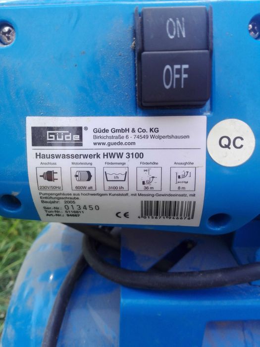 Hydrofor nowy niemieckiej firmy