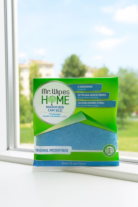 Серветки з мікрофібри для дзеркал і скла mr.wipes farmasi