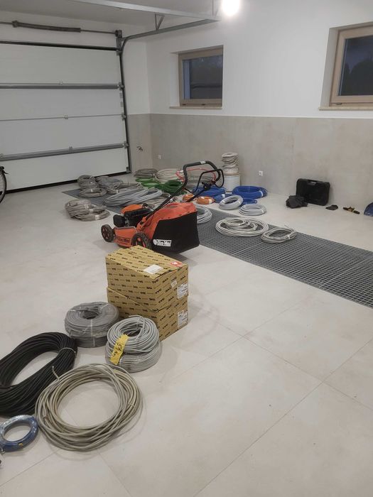 Kabel 5x1,5 biały okrągły