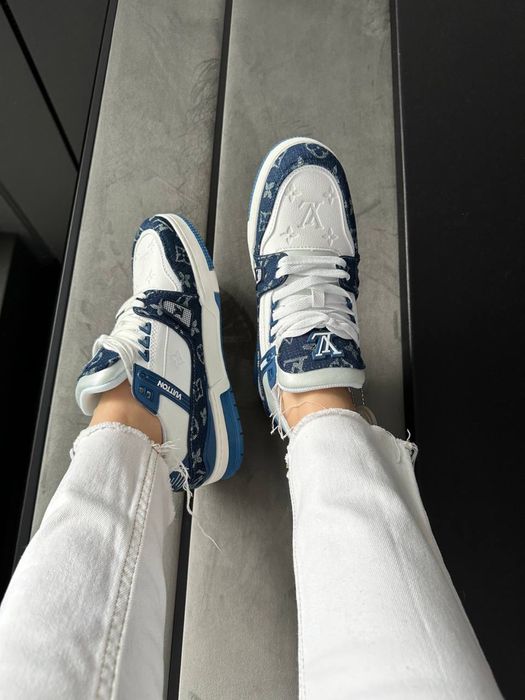 Sneakersy Louis Vuitton trainers blue
