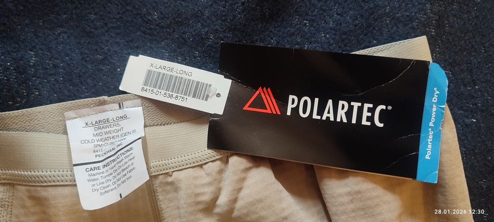 Термобілизна Polartec  XL LONG армії США
