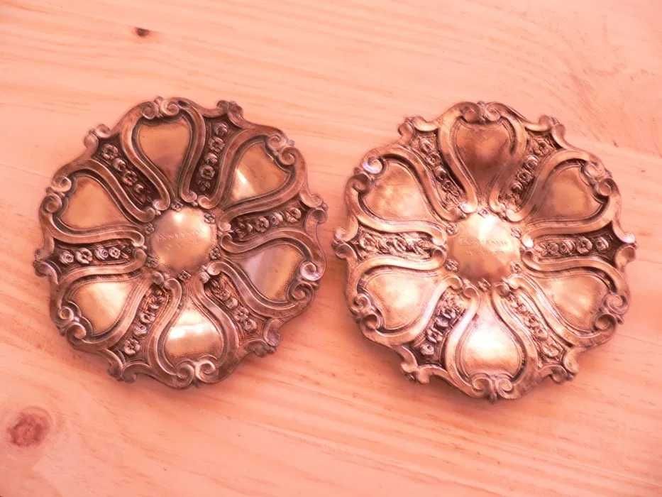 salvas em prata antigas