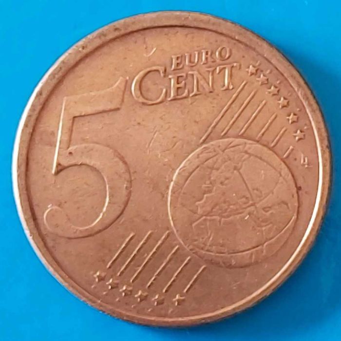 5 Cêntimos de 2002 * G * da Alemanha