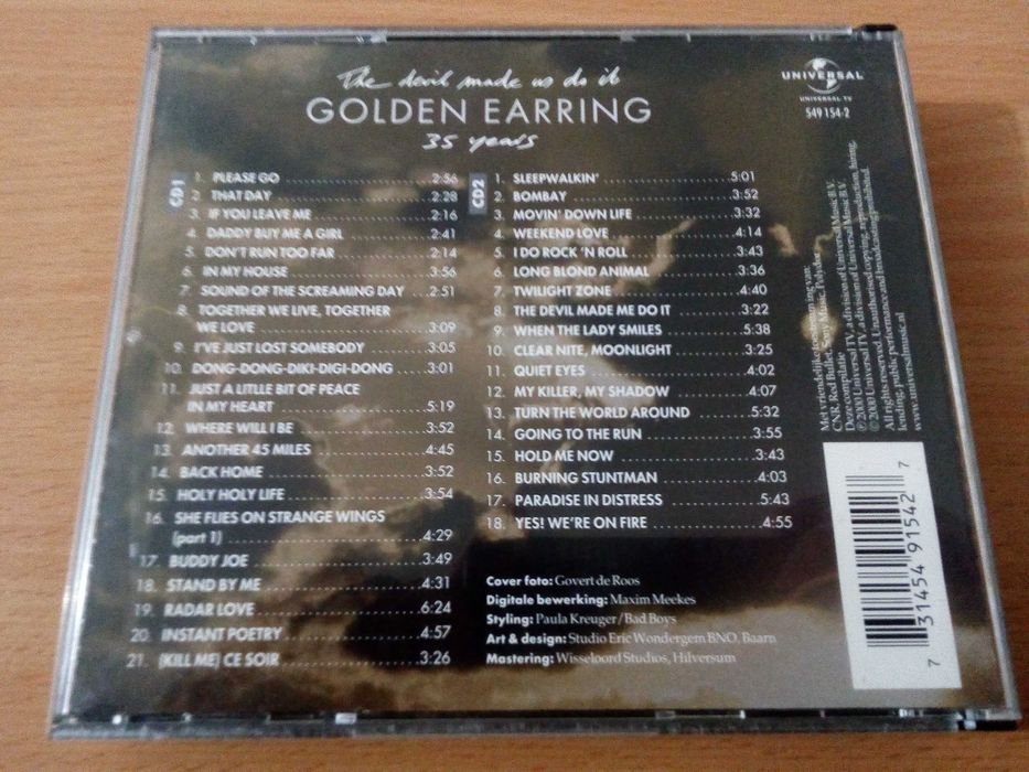 GOLDEN EARRING - 35 Years The Devil Made Us Do It 2xCD - Baixa De Preço
