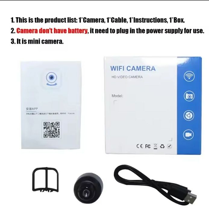 Міні камера WI Fi