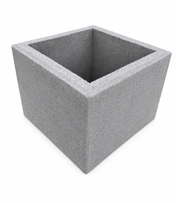 Gazony betonowe kwadratowe 40x40x30 cm donice ogrodowe, obrzeża tarasowe. Ogrodzenie. Producent . Dostawa gratis cala Pl