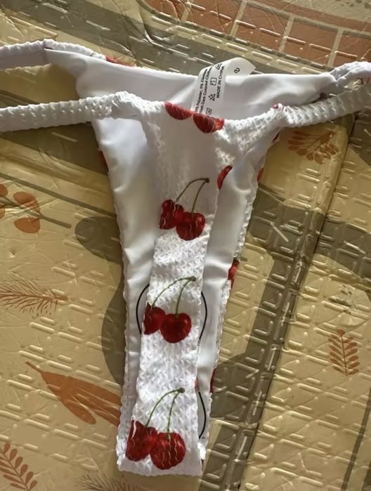 Жіночий набір мікробікіні з принтом вишні сексуальний модний Купальник