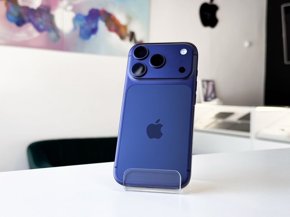 iPhone 17 Pro 256 GB Niebieski Jak Nowy 100% bateria 410 zł / msc Sklep Gwarancja