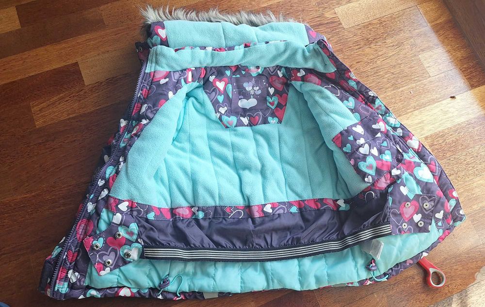 Kurtka narciarska zimowa 110cm Smyk cool club dziewczęca