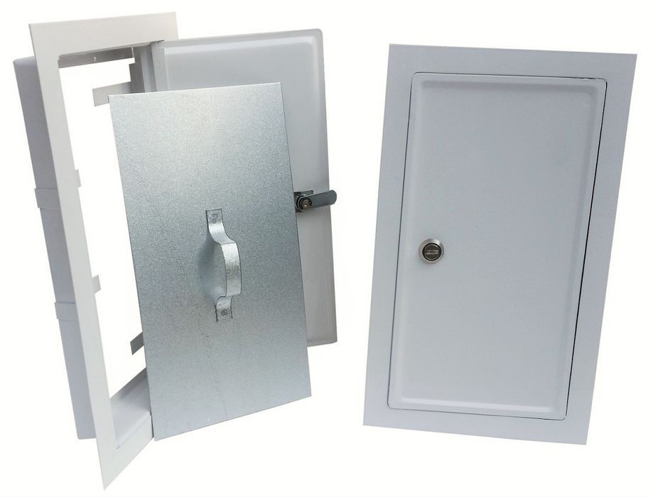 Drzwiczki Kominowe Białe 155 x 290Mm Duże