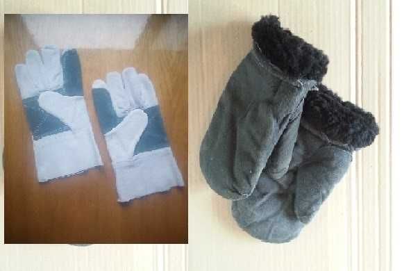 Рукавиці робочі зелені 5 пальців