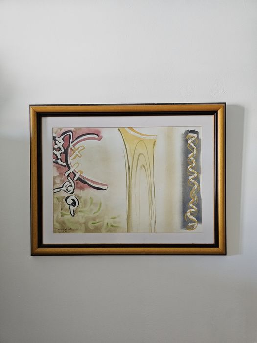 Quadro pintado à mão