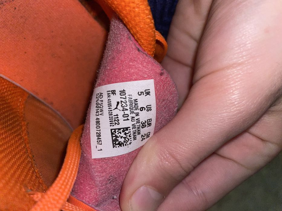 Chuteira Puma ultra Laranja 38