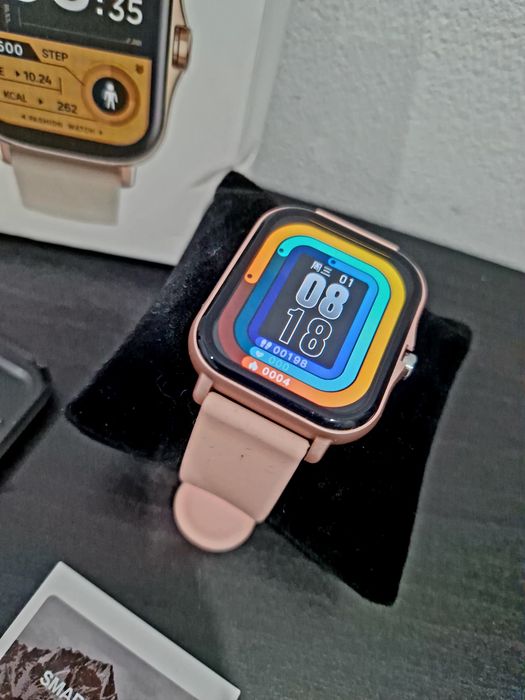 Smartwatch cor de rosa