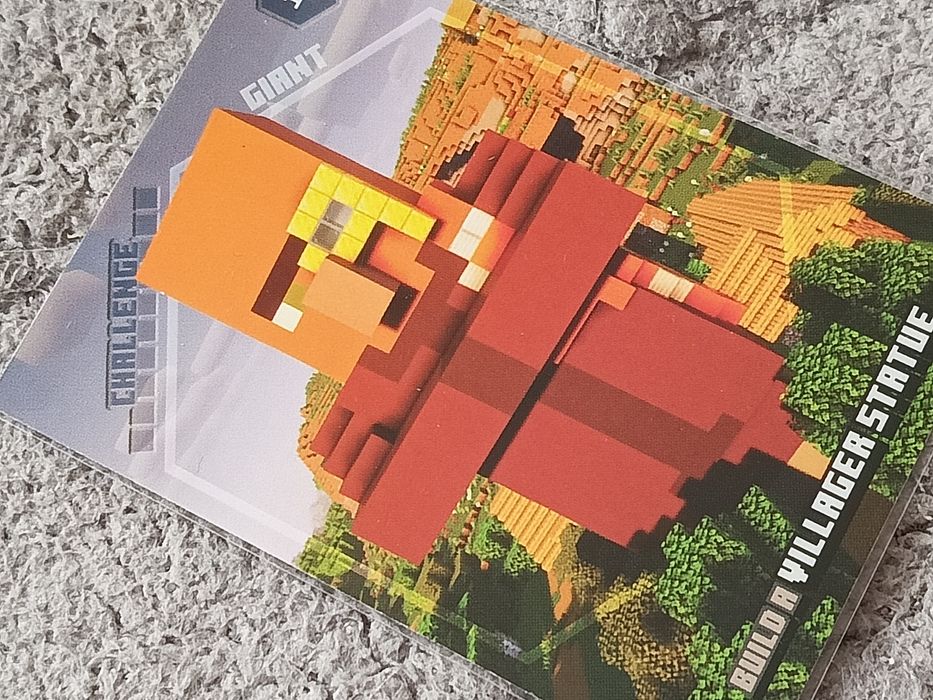 Karta Minecraft Challenges Build a Villager statue 140