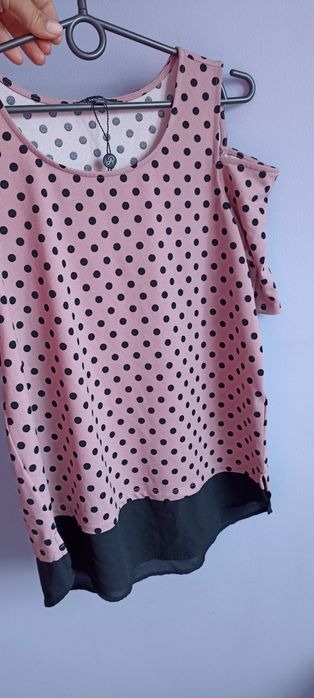 Bluzka nowa kropki S