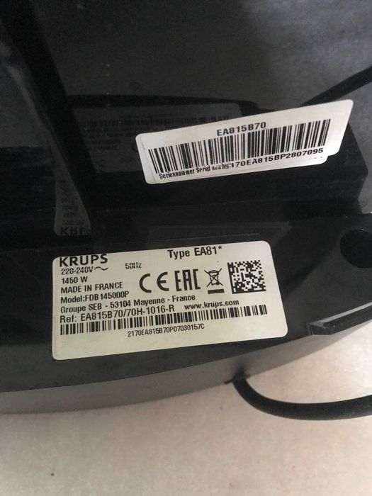 Ekspres do kawy Krups EA815