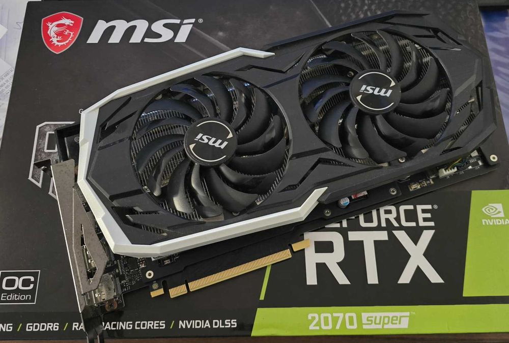 GRÁFICA - MSI RTX 2070 Super Armour OC Edition