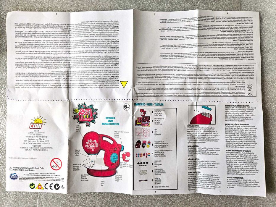 Maszyna do szycia Sew Cool COBI 56100 elektryczna ze Smyka