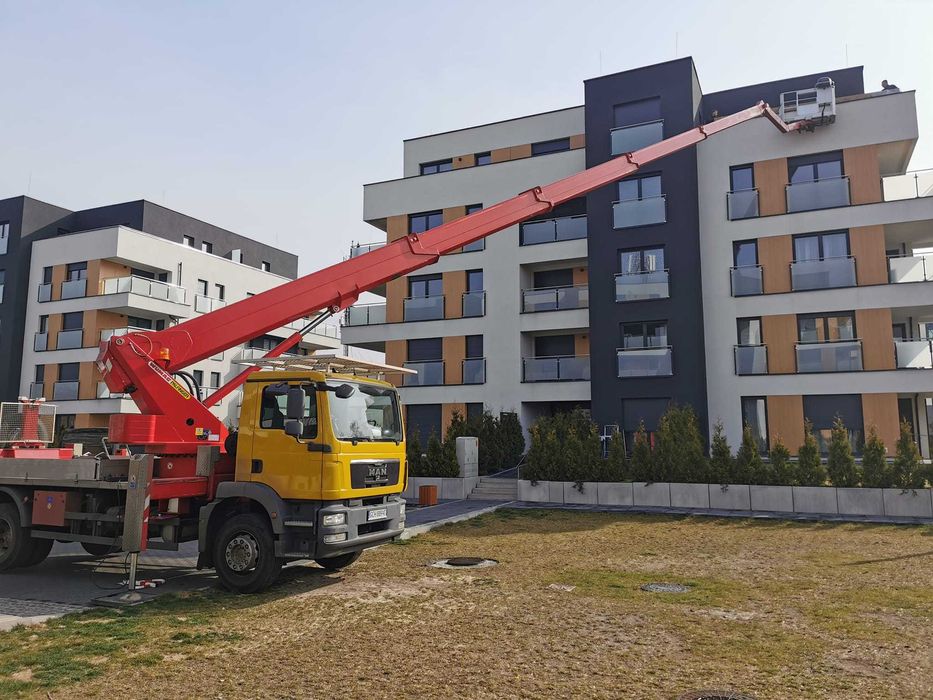 Zwyżka Ruda Śląska wynajem zwyżki podnośnik koszowy do 35m