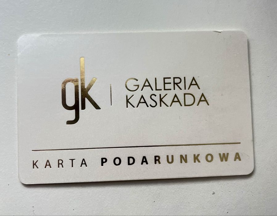 Karta podarunkowa Kaskada Szczecin