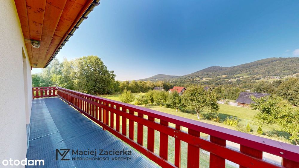 Beskidy, Brenna | dom dwurodzinny z panoramą gór