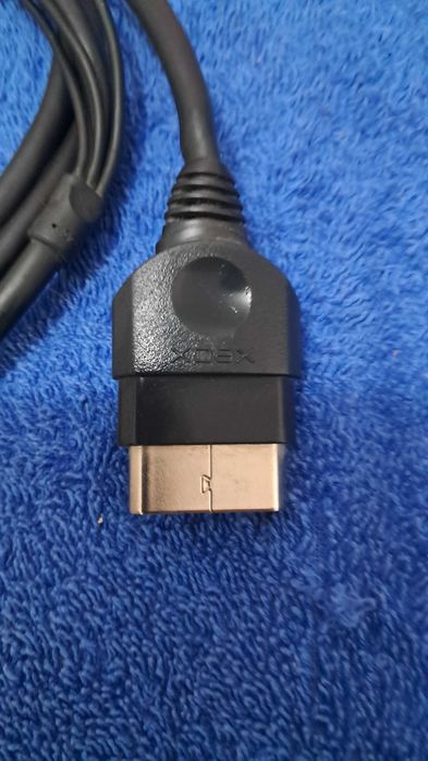 Cabo AV Scart Original Xbox Clássica (1ª Geração) – Excelente Estado