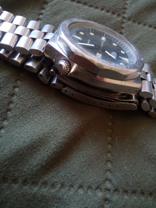 Heuer quartz diver kolekcjonerski poszukiwany ori bransoleta