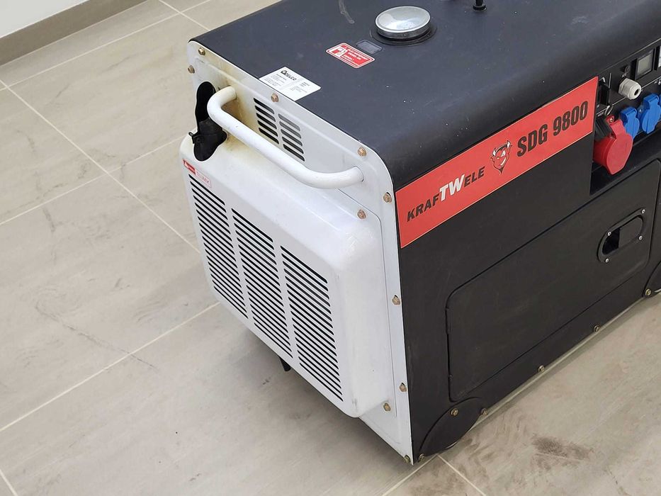 Agregat prądotwórczy KRAFTWELE SDG9800 Diesel 9,8 kW 400V 230V SILENT 20 mth