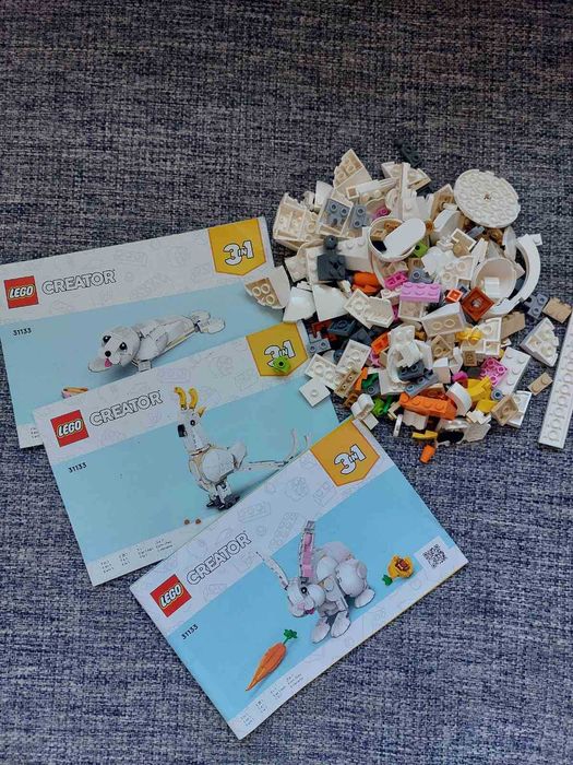 Лего Creator 3 в 1 білий кролик