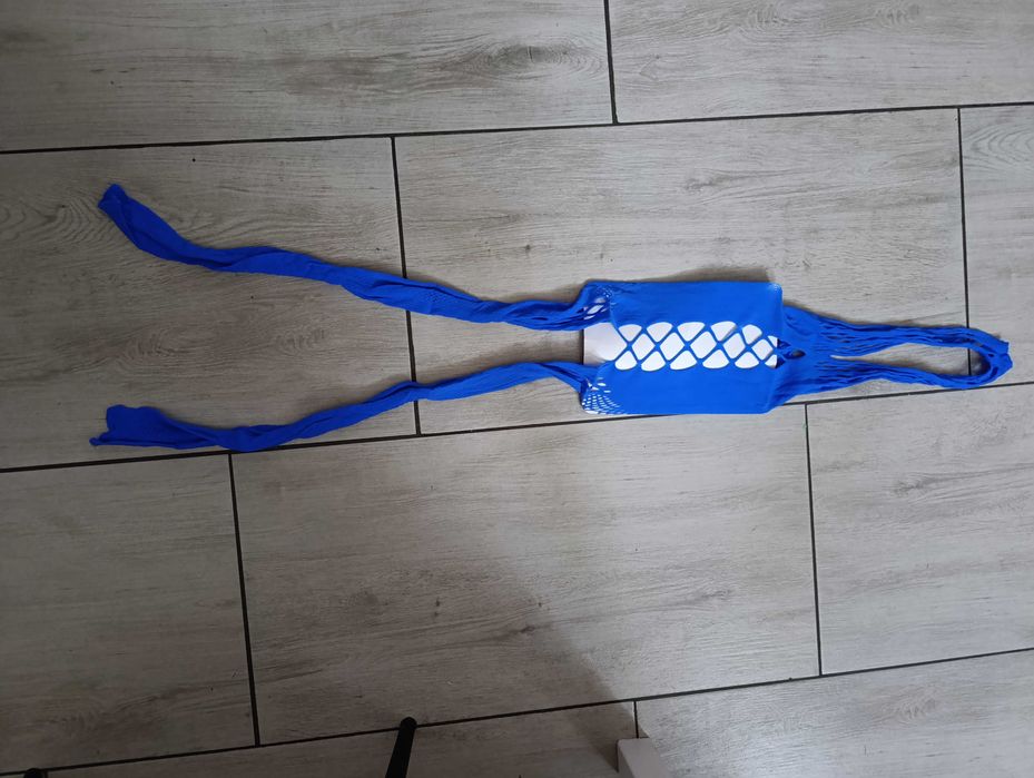 Bodystocking niebieski