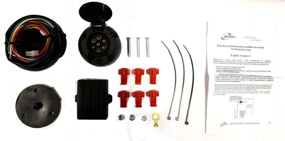 moduł+wiązka haka czujniki parkowania parktronic produkt polski