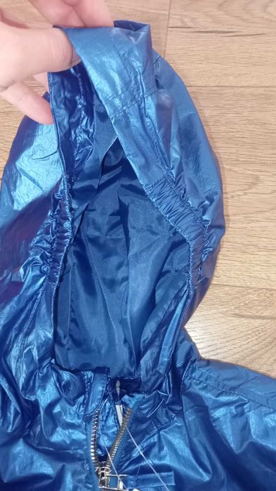 Kurtka 5 10 15 parka nowa z połyskiem holo przejściowa wiosenna 110