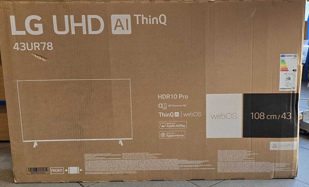 Nowy Telewizor LED LG 43UR781C 43 cale 4K UHD