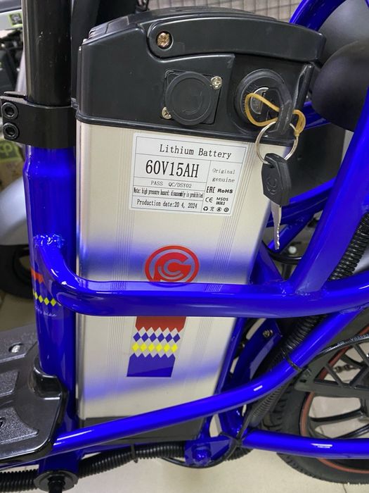 Електровелосипед 500W 60V 15Ah Li-on электровелосипед