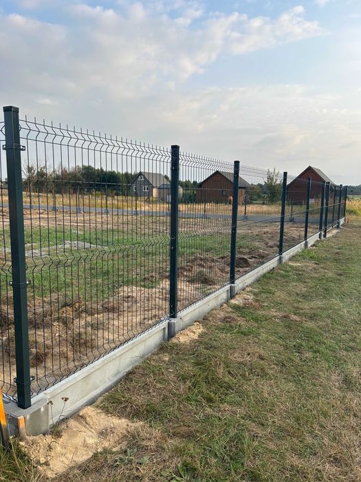 Ogrodzenie panelowe fi4 153cm bramy panelowe palisadowe montaż