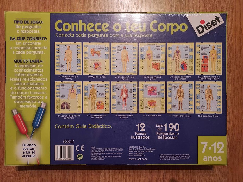 Jogo Conhece o teu Corpo (em português)
