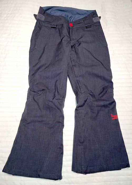 Breclothing spodnie zimowe, narciarskie szary melanż roz 152cm  12 lat