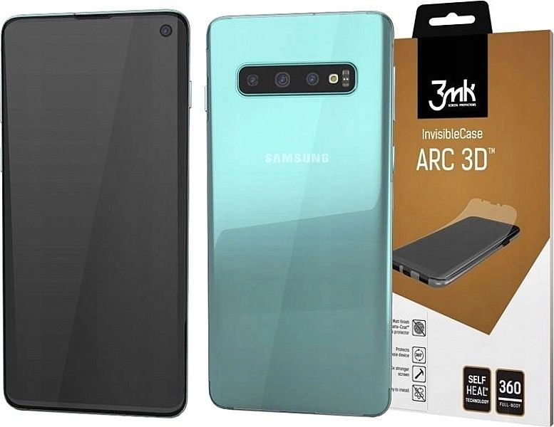 Folia 3mk ARC 3D na przód i tył do Samsung Galaxy S10 Invisible Case