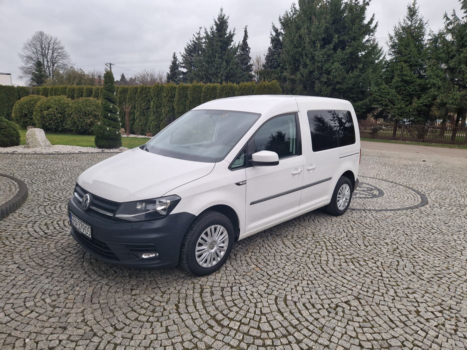 VW Caddy 2018r 2.0tdi Salon Polska, Bezwypadkowy