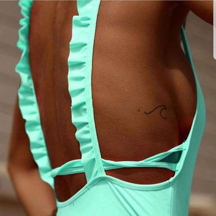 Fato Banho Triquini Menta Verde Água