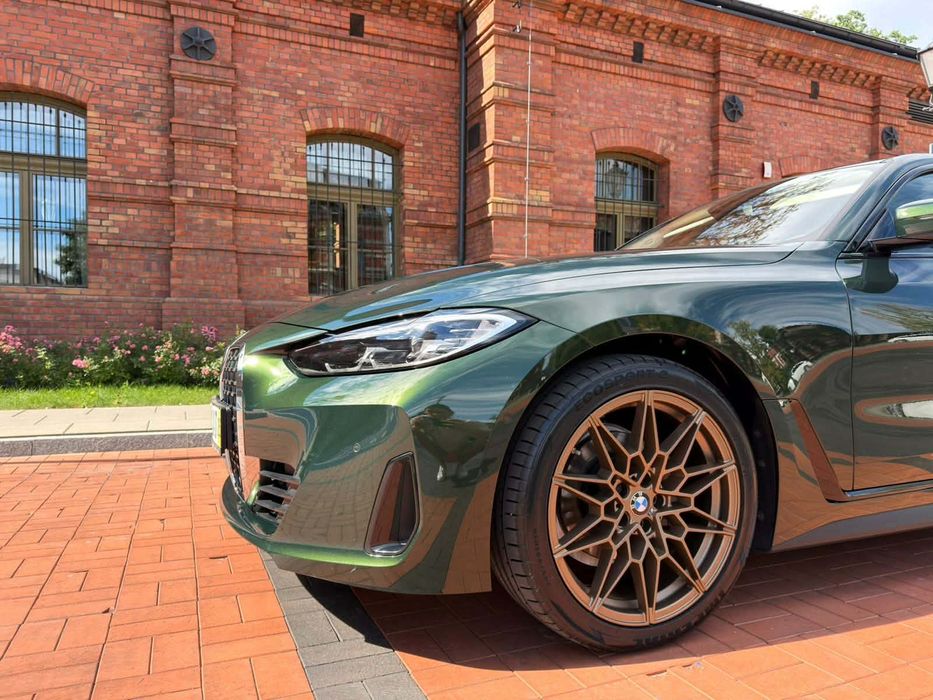 BMW Seria 4 Piękny nietuzinkowy lakier + oryginalny kolor skórzanej tapicerki
