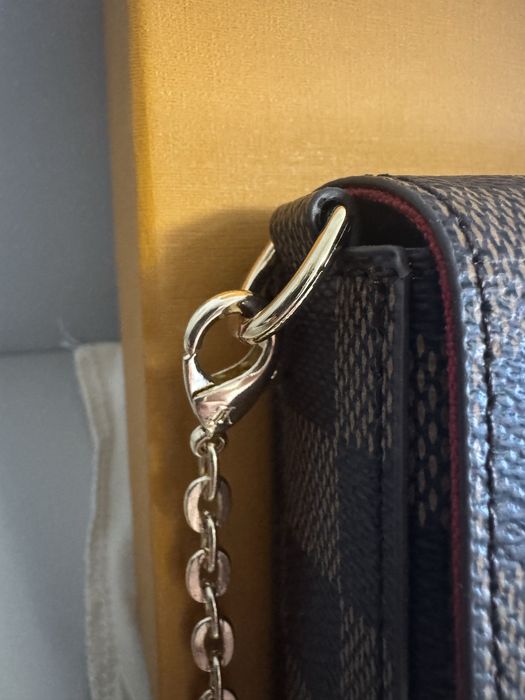 Torebka louis vuitton felicie pochette damier ebene
