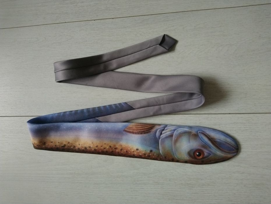 Краватка галстук риба Ralph Marlin "king Salmon"