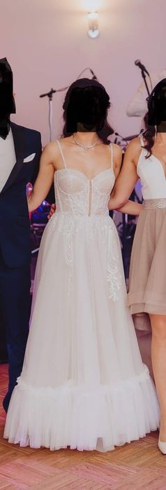 Suknia ślubna boho/glamour