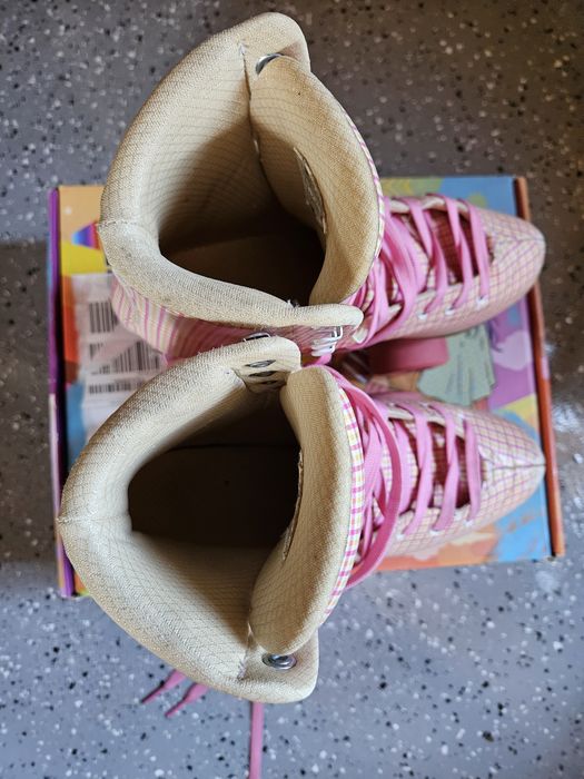 Wrotki Impala Squad Skate Pink Tartan 38