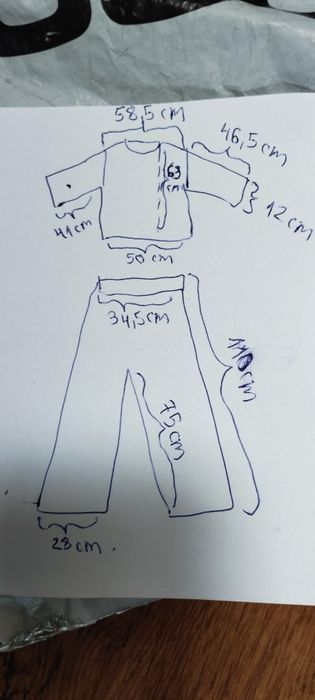 Komplet sweterkowy damski,rozm S, ale raczej M/L