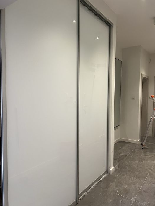 Szafa do zabudowy bialy lacobel  wys 268 cm szer 202 cm