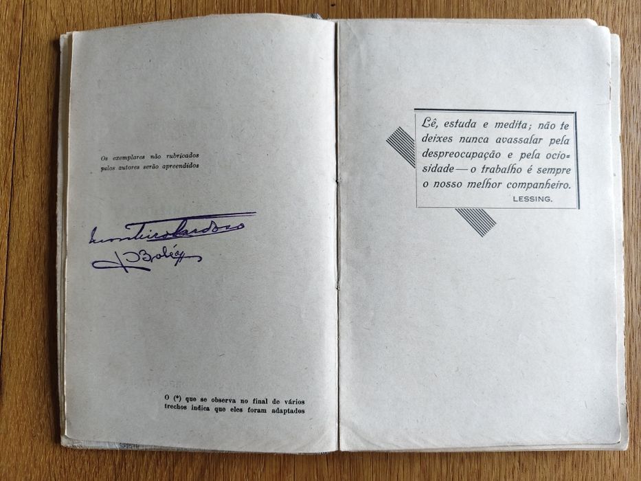 A Escola Técnica - Livro de leitura I Volume - 1946